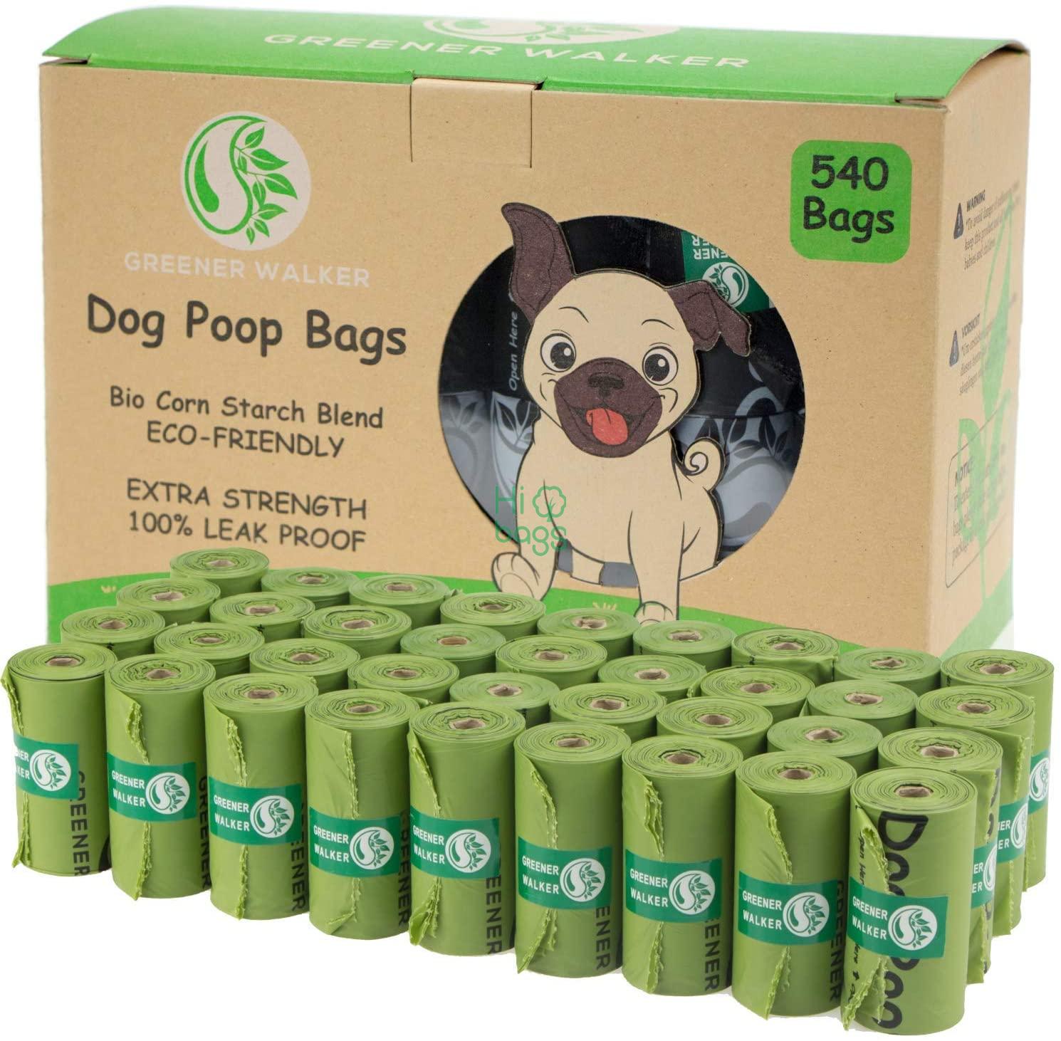 Greener Walker Poop Bags for Dog Waste-540 Bags M